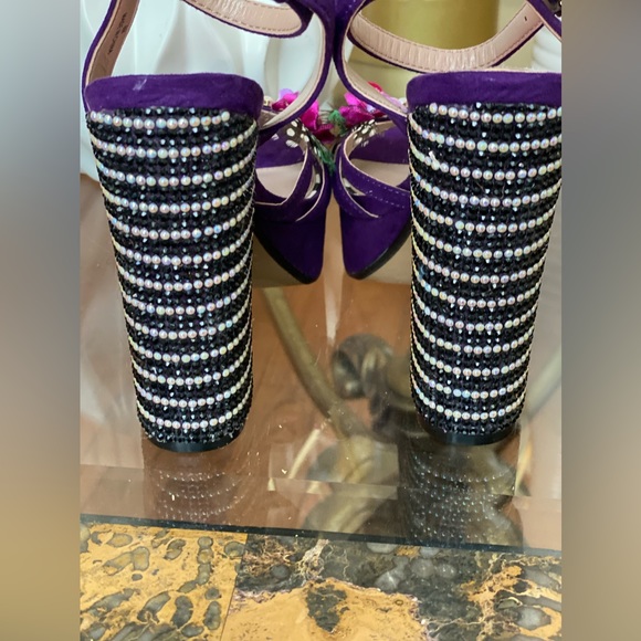 Betsey Johnson NWT Marlo Platform Sandals Multicolor Size 6 . - Picture 9 of 13